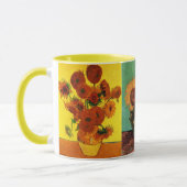 3違うヴィンテージヴァンゴッホひまわり絵 マグカップ (左)