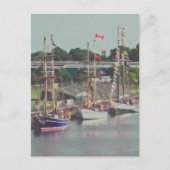 3隻の船がやってきた ポストカード (正面)