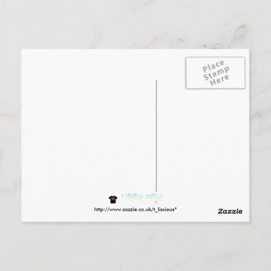 3雪だるま – はがき (裏面)