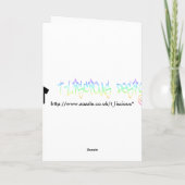 3雪だるま – グリーティングカード シーズンカード (裏面)