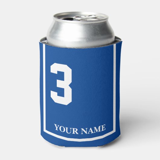 3青(白馬鞍毛布カスタム) 缶クーラー (缶正面)