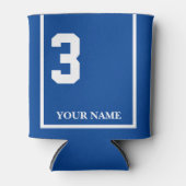 3青(白馬鞍毛布カスタム) 缶クーラー (正面)