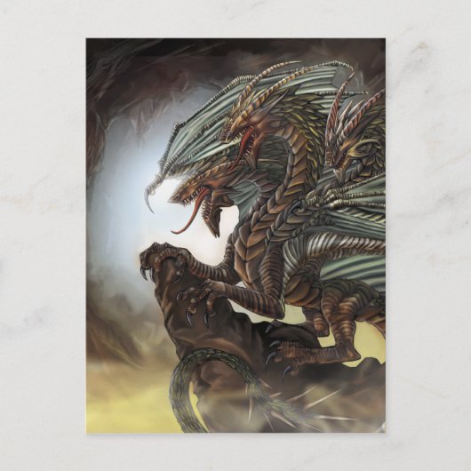 3面ドラゴン葉書 ポストカード (正面)