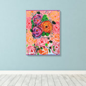 3項の キャンバスプリント (インサイチュ (ウッドフロア))