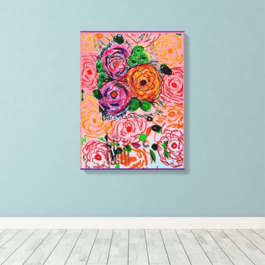 3項の キャンバスプリント (インサイチュ (ウッドフロア))