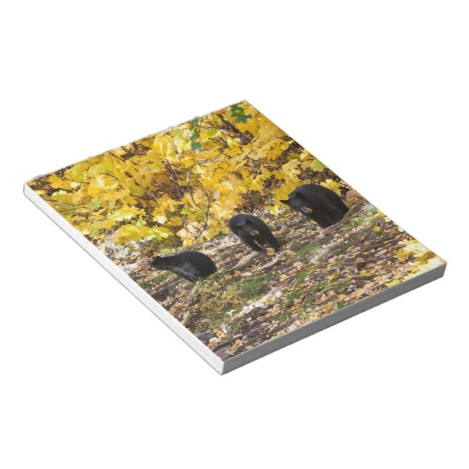 3頭のくま ノートパッド (アングル)