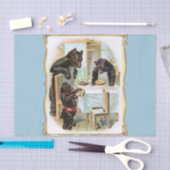 3頭のくま 薄葉紙 (クラフト)