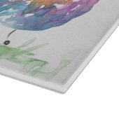 3頭のカラフルな踊りのヒツジ カッティングボード (角)