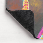 3頭のキリン マウスパッド (コーナー)