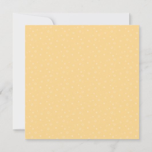 3頭のクマが女の子のビーチの赤ちゃんシャワーで 招待状 (裏面)