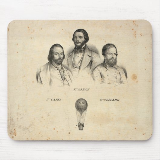 3頭のバルーニスト マウスパッド (正面)