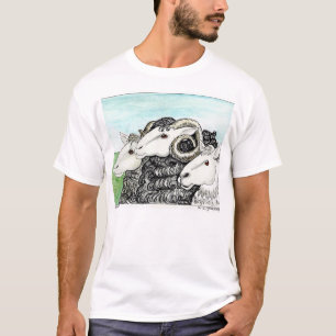 3頭のヒツジ Tシャツ