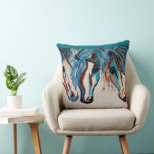 3頭の友達の   馬 クッション (椅子)