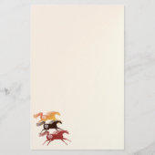 3頭の古代馬2STATIONERY 便箋 (正面)