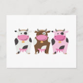 3頭の牛 ポストカード (正面)