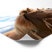 3頭の馬が並ぶポスター ポスター (角)