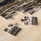 3頭の馬が海 ジグソーパズル (側面)