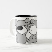 3頭の"象"のマグ ツートーンマグカップ (正面左)