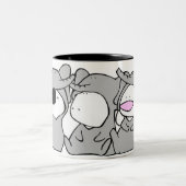 3頭の"象"のマグ ツートーンマグカップ (中央)