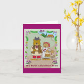 3頭のCarpathianくま カード (黄色い花)