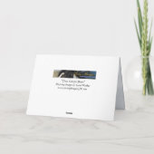 3頭カラフルの馬 – グリーティングカード (裏面)