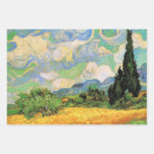 3風景違うデザインバイビンセント・ヴァン・ゴッホ ラッピングペーパーシート (正面)