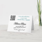 3飼育者のハミングバード – 任意カスタマイズの大事な行事 カード (裏面)