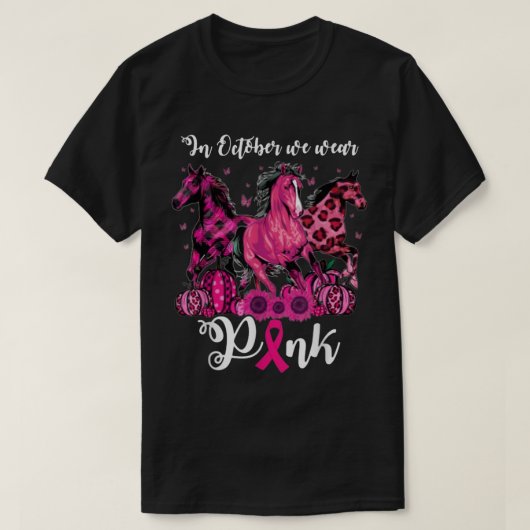 3馬10月に我々衣服ピンク乳癌Awa Tシャツ (デザイン正面)
