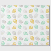 3鮮やかDバルーンのギフトラップ ラッピングペーパー (フラット)