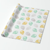 3鮮やかDバルーンのギフトラップ ラッピングペーパー (アンロールド)