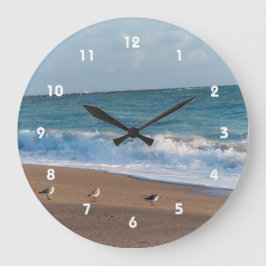 3鳥の海岸写真フロリダビーチ ラウンド壁時計