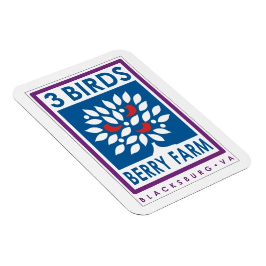 3鳥ベリーファームマグネット マグネット (右側)
