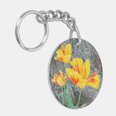 3黄色のチューリップの続編/ キーホルダー (正面左)