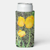 3黄色のチューリップ/ スリム缶クーラー (Seltzer正面)