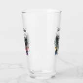 3黒猫クールミュージカル楽器ハート タンブラーグラス (左)