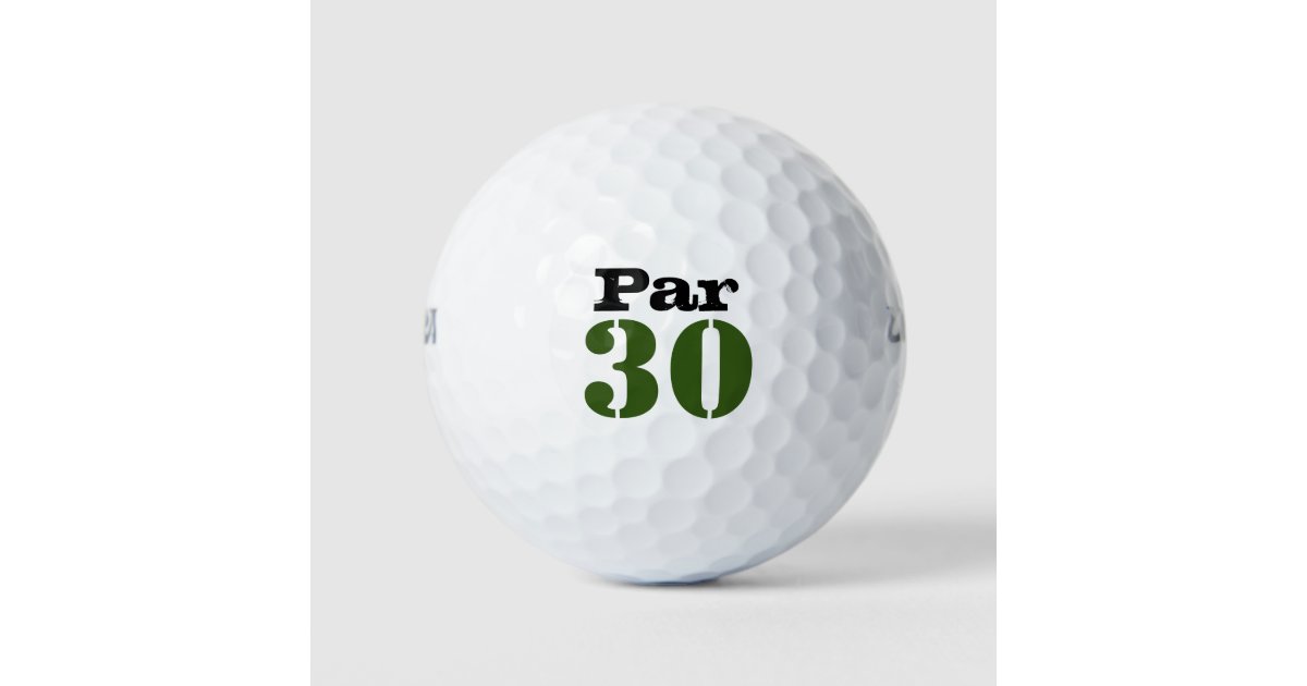 30歳誕生日ゴルファー30号ゴルフ場30 ゴルフボール Zazzle Co Jp