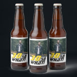 30おもしろいだから何引用文写真30th Birthday ビールラベル<br><div class="desc">30おもしろいだから何引用文写真30thバースデービールボトルラベル。Aとやる気を起こさせる文字50おもしろいだからユーモアのセンス素晴らしを持つ人のために何であるか。文字は黄色と黒。写真を追加。年齢を変えることができる。</div>