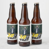 30おもしろいだから何引用文写真30th Birthday ビールラベル (ボトル)