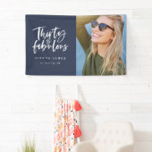 30およびすばらしい誕生日の旗 横断幕 (インサイチュ)