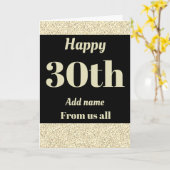 30かわいらしパーソナライズされた日の誕生日カード カード (黄色い花)