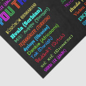 30か国語に感謝 薄葉紙 (詳細)