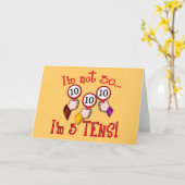 30じゃない、30だ カード (黄色い花)