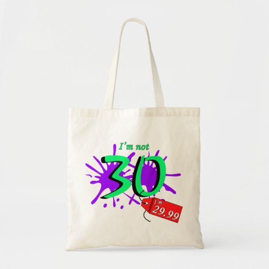 30じゃなくて29秒99絵を描だ トートバッグ (正面)
