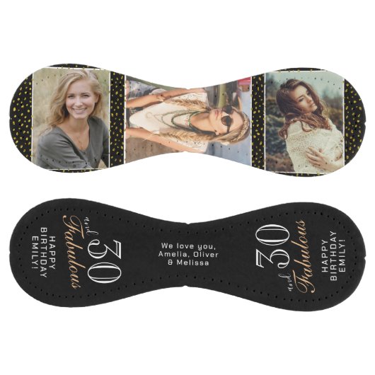 30と素晴らしい引用文ブラック3写真30th誕生日 ソフトボール (パネル)