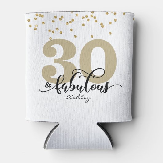 30と素晴らしい誕生日クーラーボックス 缶クーラー (正面)