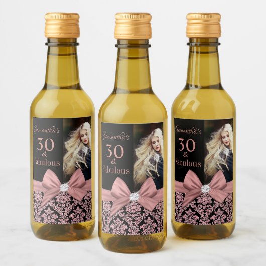 30と素晴らしい誕生日パーティー ワインラベル (ボトル)