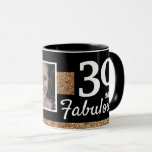 30と素晴らしい金ゴールドグリッター2 Photo 30th Birthday マグカップ<br><div class="desc">30と素晴らしい金ゴールドグリッター2写真30th Birthday Mug.写真の追加 – 古い写真と新しい写真を使用できる。</div>