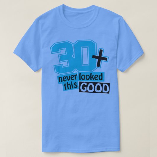 30と見たことのない良い Tシャツ (デザイン正面)
