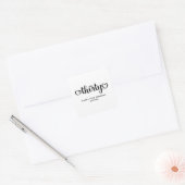 30の愛らしいハート スクリプト 30歳の誕生日 スクエアシール (封筒)