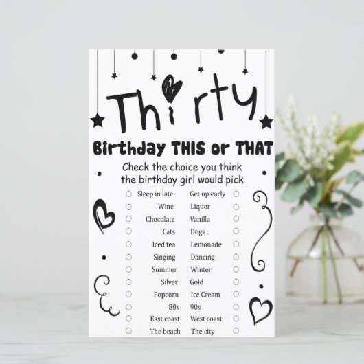 30の誕生日このゲームまたはそのゲーム (スタンド正面)